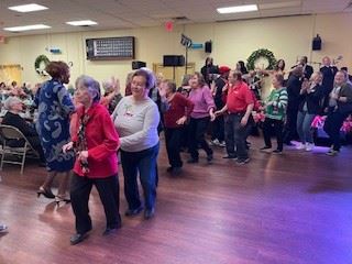 Christmas Party2023 Conga line 